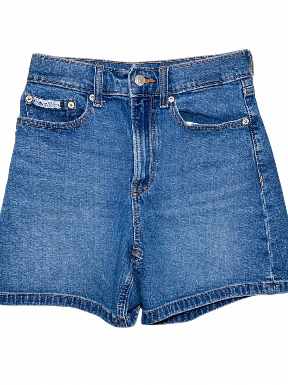 Calvin Klein Vintage Denim Shorts | High Rise Blue Jean Shorts | Classic - Picture 2 of 12